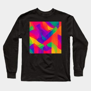 omg pattern abstract background Long Sleeve T-Shirt